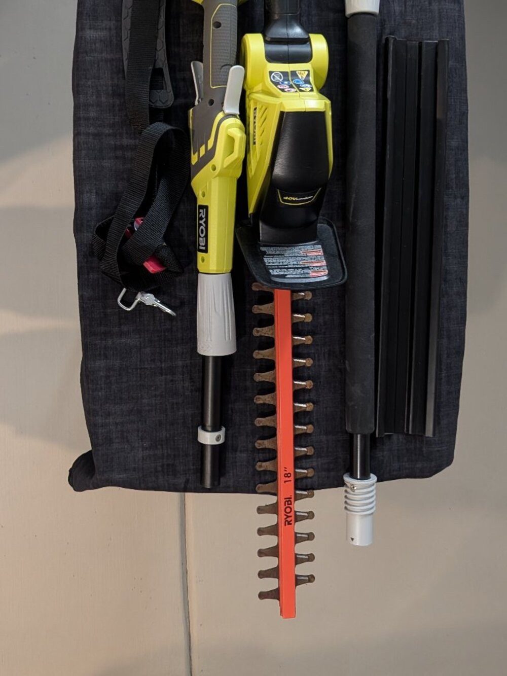 NIB RYOBI 40V 18" Cordless Pole Hedge Trimmer - Tool Only (RY40603BTL)